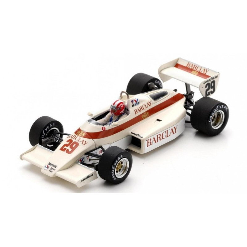 1:43 Spark Arrows A6 N29 Belgium GP 1983 Marc Surer