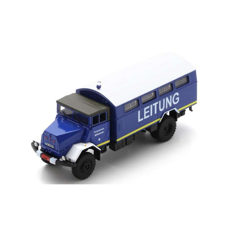 1:87 Schuco MAN 630 L21AE THW Blu (die Cast)