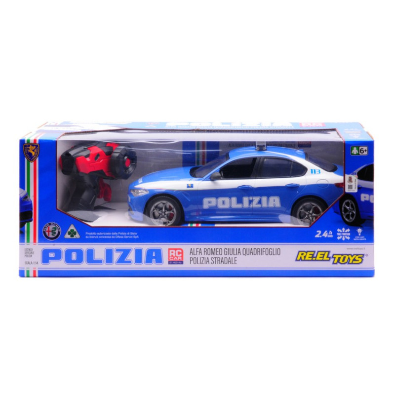 Re.el.toys Alfa Romeo Giulia Polizia Radiocomando 1:14