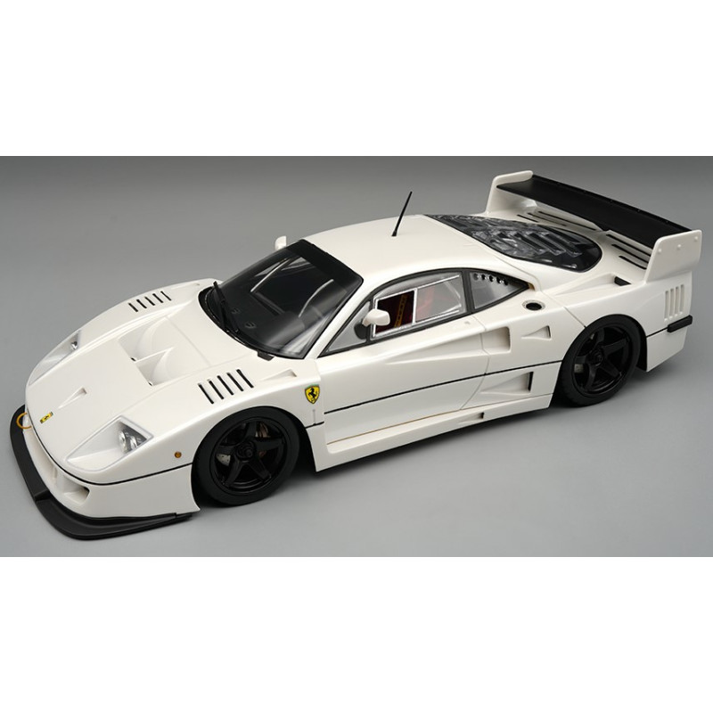 1:18 Tecnomodel Ferrari F40 LM 1996 Press Version Metallizzato Pearl With Nero Rims