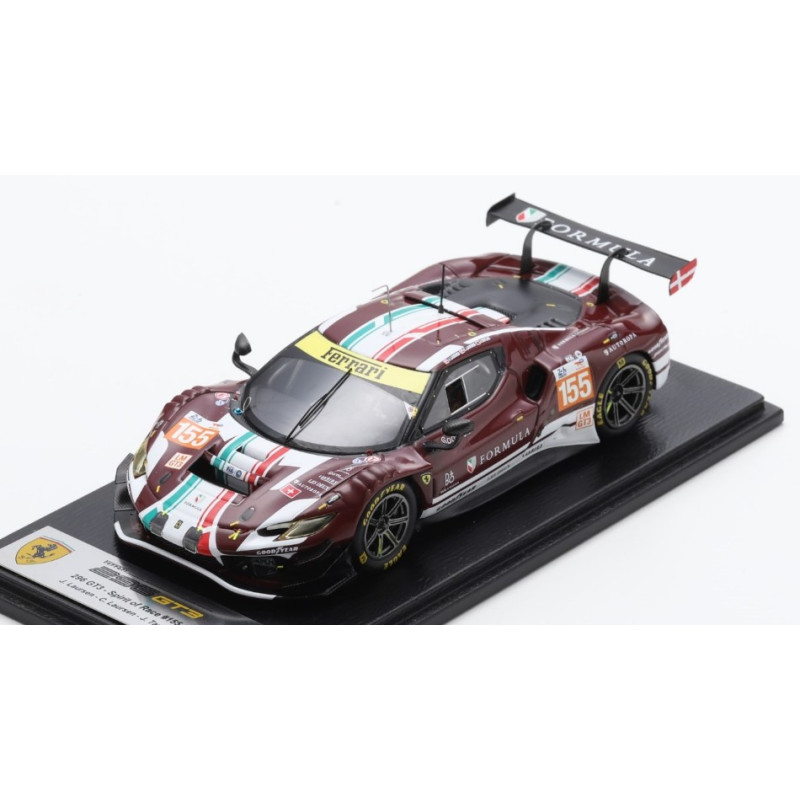 1:43 Looksmart Ferrari 296 GT3 N155 LE Mans 2024 Laursen Laursen Taylor