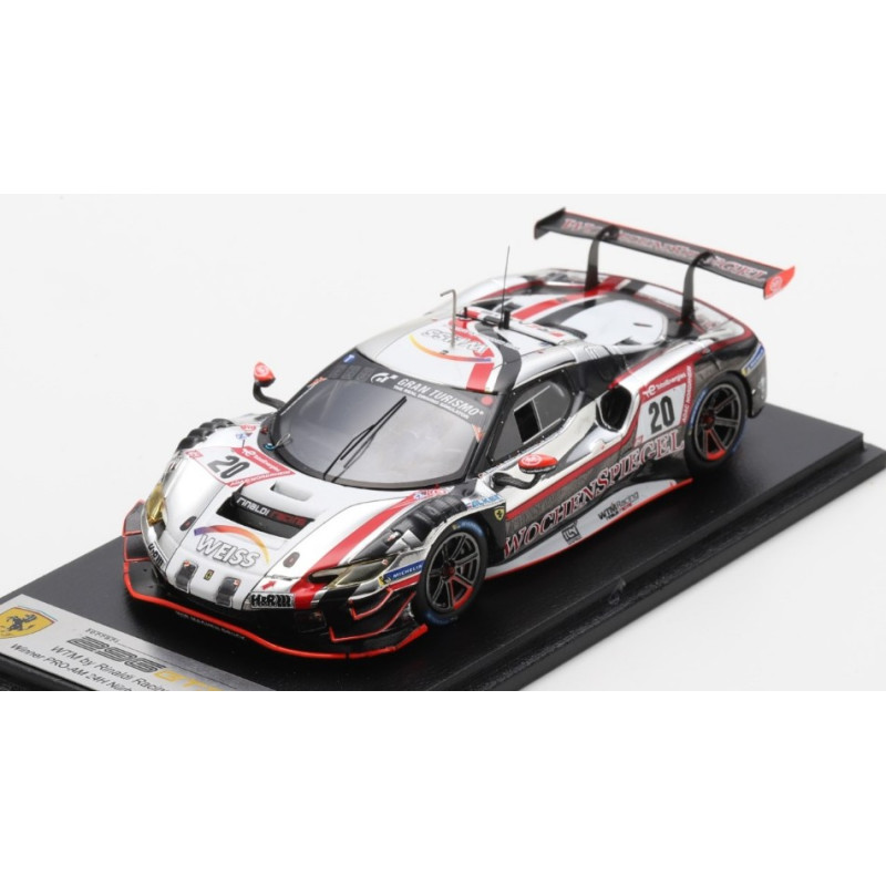 1:43 Looksmart Ferrari 296 GT3 N20 WTM 24H NURBURGR.2023  Weiss Krumb. Keilw. Dont