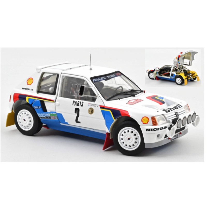 1:18 Norev Peugeot 205 T16 N2 Rally Monte Carlo 1985 ARI Vatanen