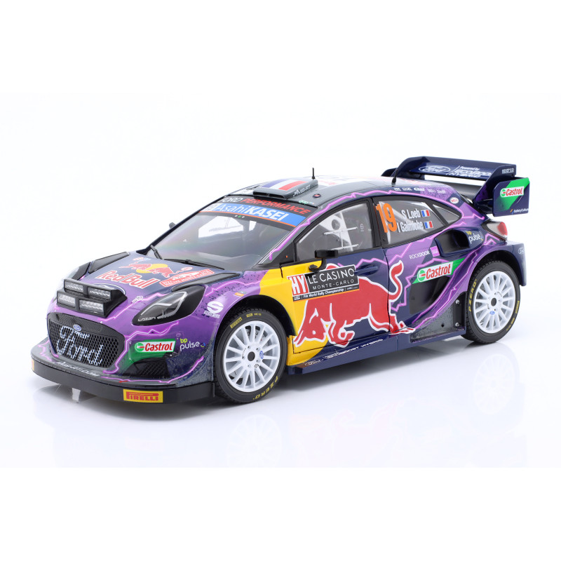 1:18 Solido Ford Puma N19 Winnrally Montecarlo 2022 Loeb/Galmiche