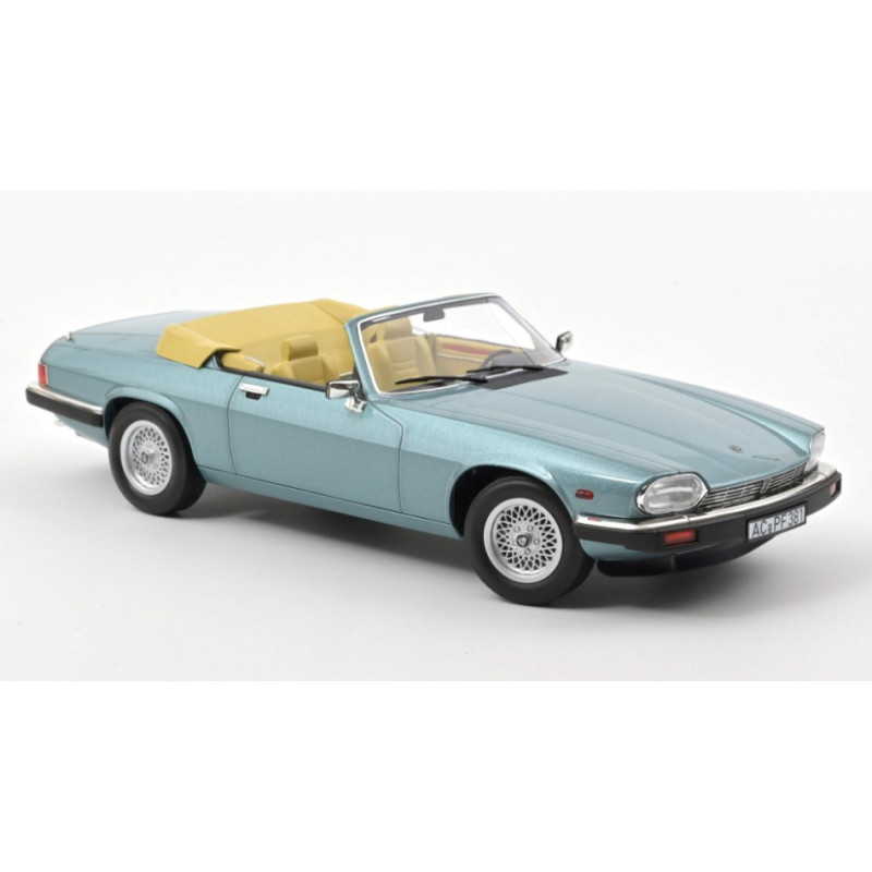 1:18 Norev Jaguar XJ S 5.3 H.e.convertible 1988 Blu Chiaro Metallizzato