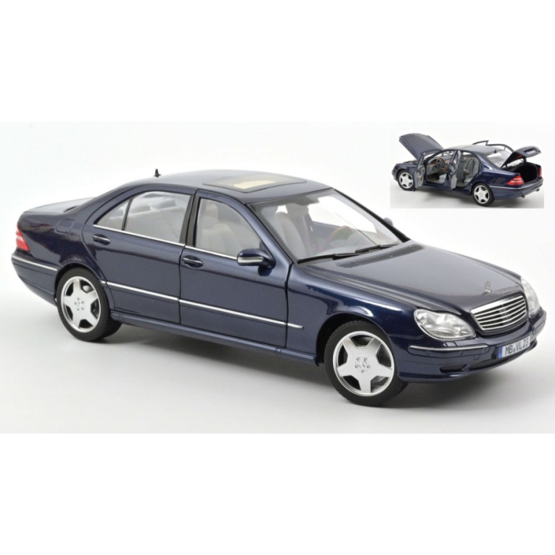 1:18 Norev Mercedes S55 AMG 2000 Blu Metallizzato