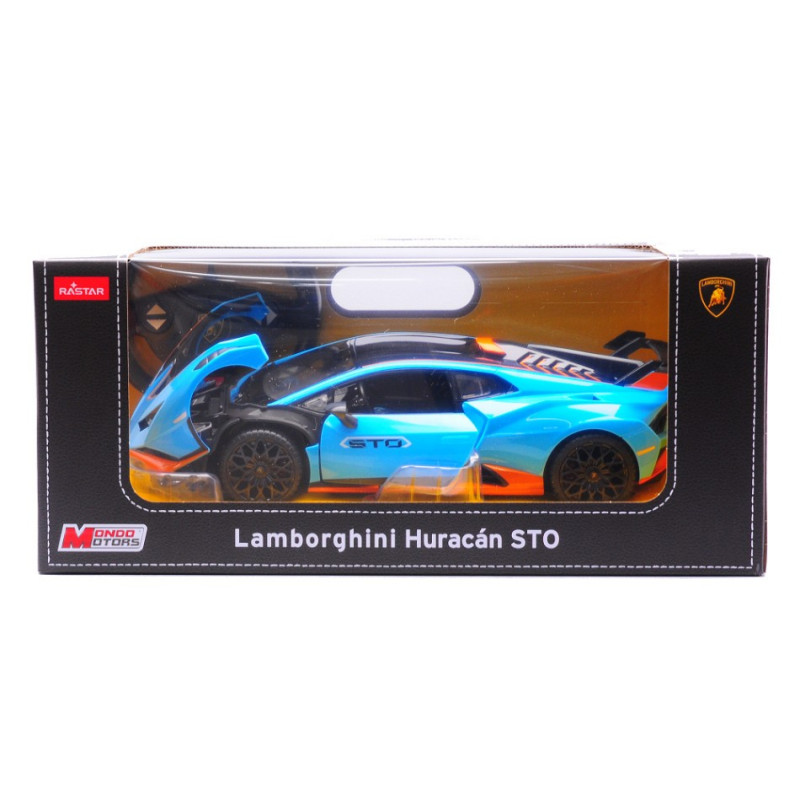 1:24 Mondo Motors Lamborghini Huracan STO Radiocomando Blu Chiaro 1:14