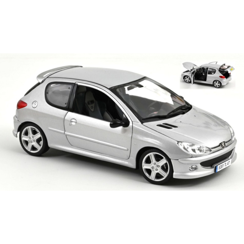 1:18 Norev Peugeot 205 RC 2003 Aluminium Argento  REPROD.2024