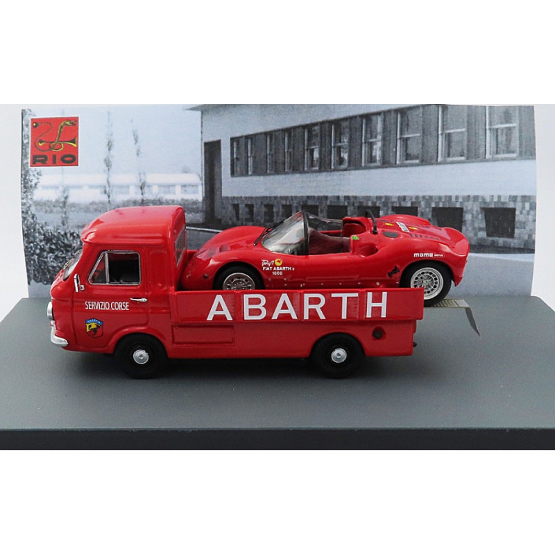 1:43 Rio Fiat 241 Servizio Corse Abarth 1970 + Fiat Abarth 1000 SP