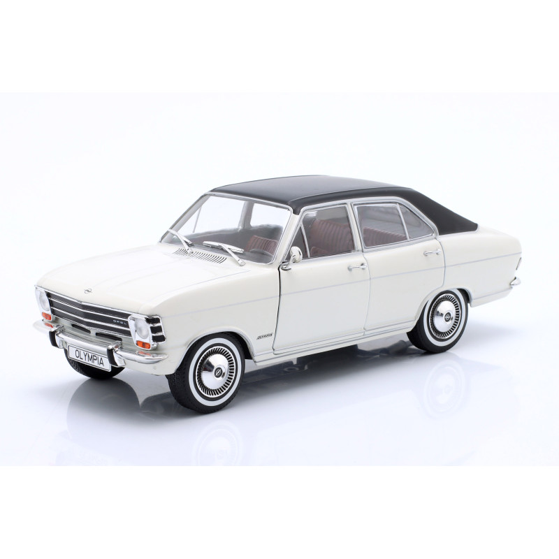 1:24 Whitebox Opel Olympia A 1967 Bianco/nero Opaco