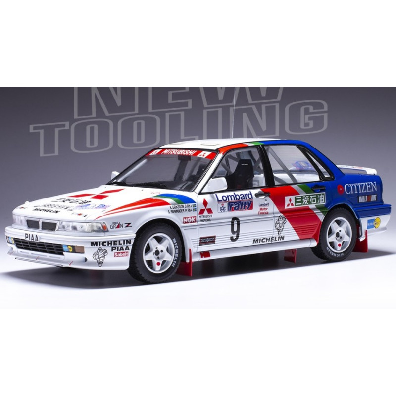 1:18 Ixo Model Mitsubishi Galant VR 4 N9 RAC Rally 1990 Eriksson Parmander