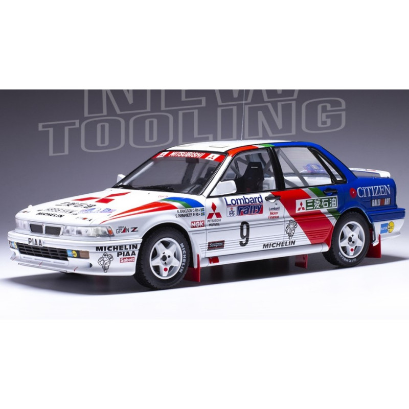 1:18 Ixo Model Mitsubishi Galant VR 4 N4 RAC Rally 1990 Vatanen Berglund