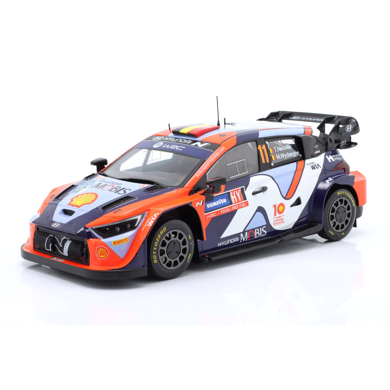 1:18 Ixo Model Hyundai i20 N WRC N11 Rally Sweden 2024 Neuville Wydaeghe