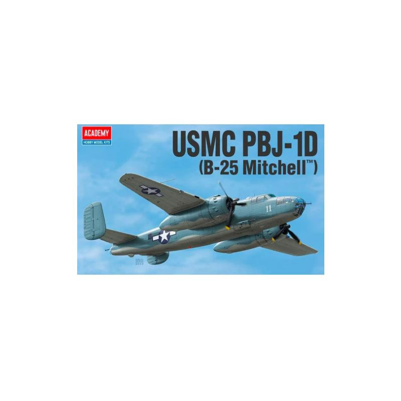 1:48 Academy Usmc PBJ 1D B 25 Mitchell KIT