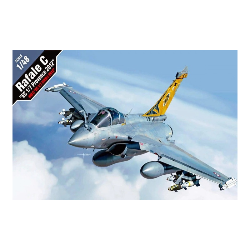 1:48 Academy Rafale C EC 1/7 Provence 2012 KIT