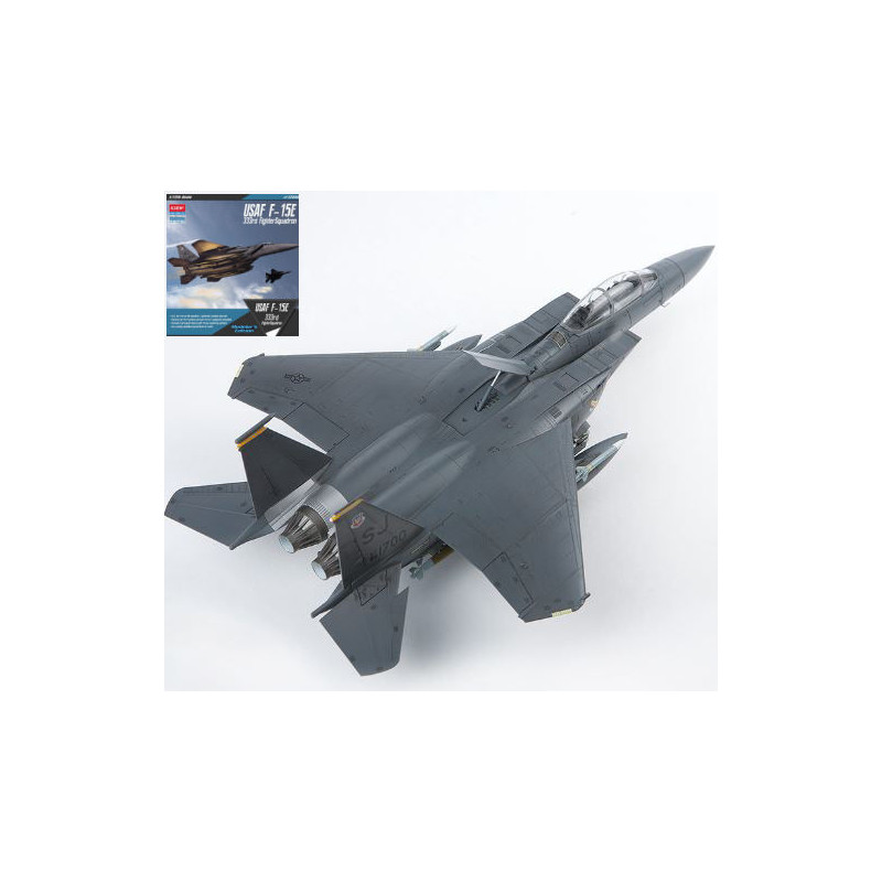 1:72 Academy Usaf F 15 33th Fighter Squadron KIT