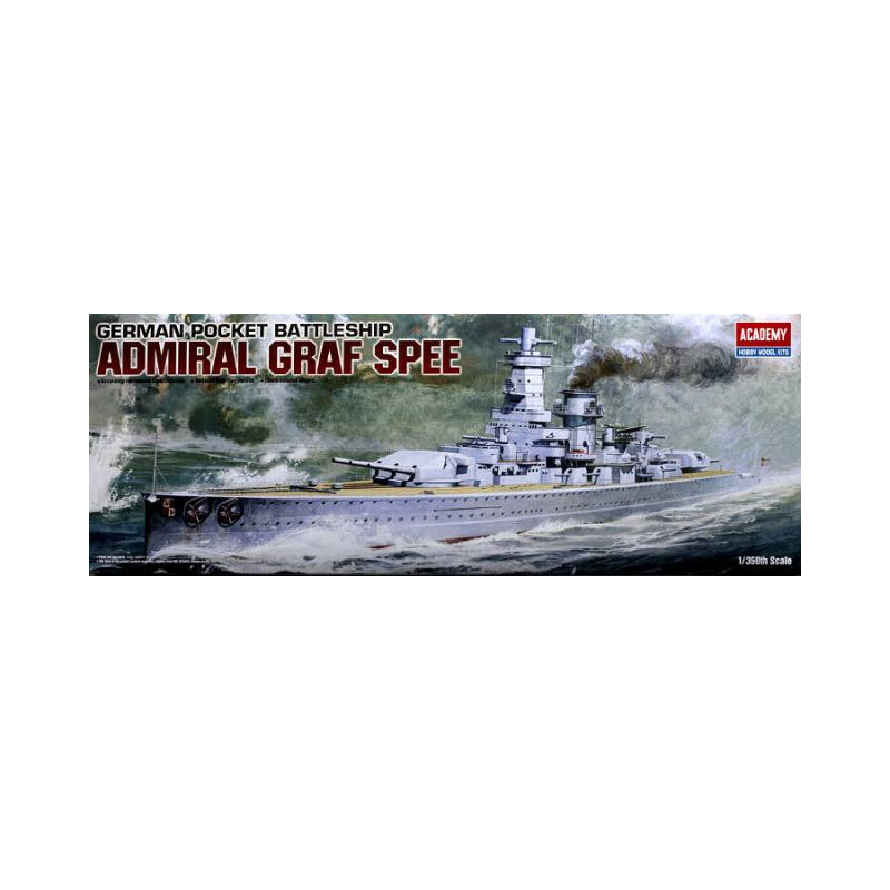 Academy German Pocket Battleship Admiral Graf Spee KIT 1:350