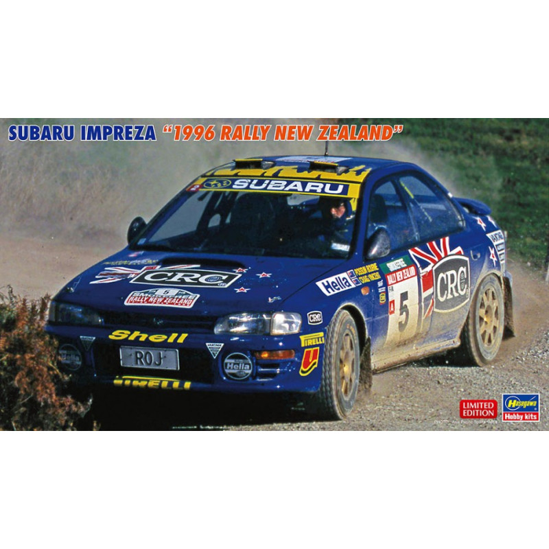 1:24 Hasegawa Subaru Impreza 1996 Rally NEW Zeland KIT