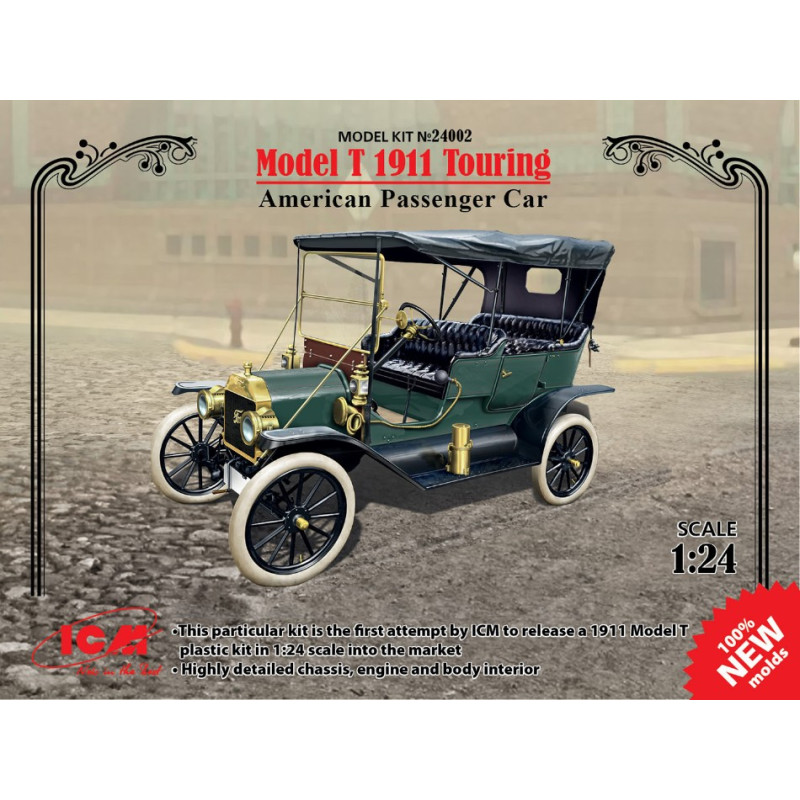 1:24 ICM Model T 1911 Touring American KIT