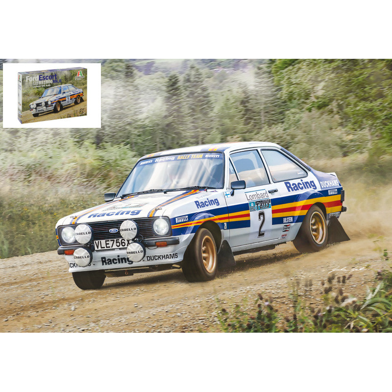 1:24 Italeri Ford Escort RS 1800 Mkii N2 2nd Lombard RAC Rally 1981 Vatanen KIT