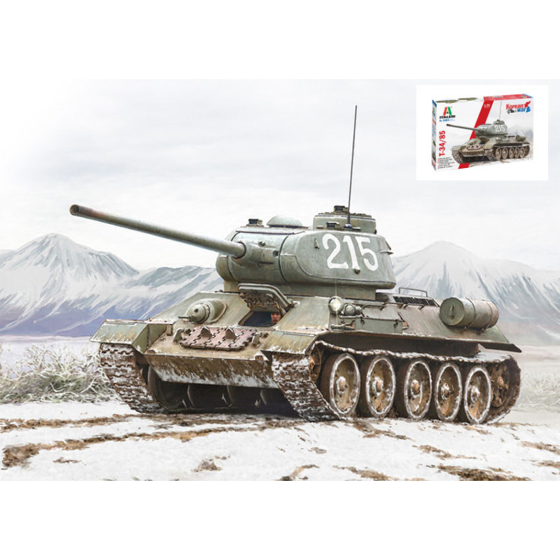 1:35 Italeri T 34/85 Korean WAR KIT