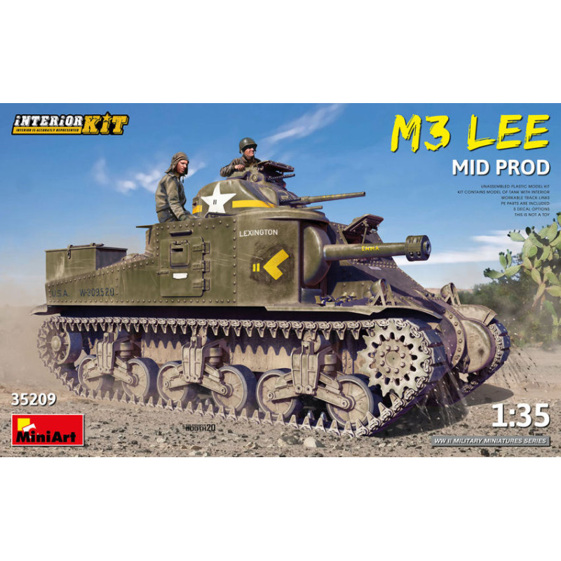 1:35 Miniart M3 LEE MID Prodduction (interior Kit) KIT