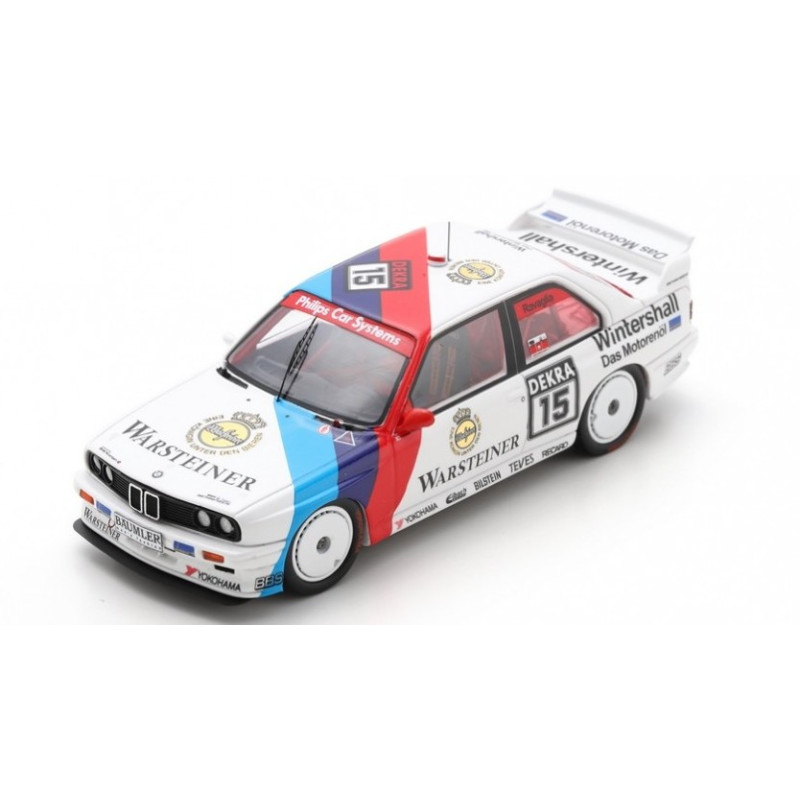 1:43 Spark BMW E30 M3 N°15 DTM Hockenheim 1992 Roberto Ravaglia (300ex.)