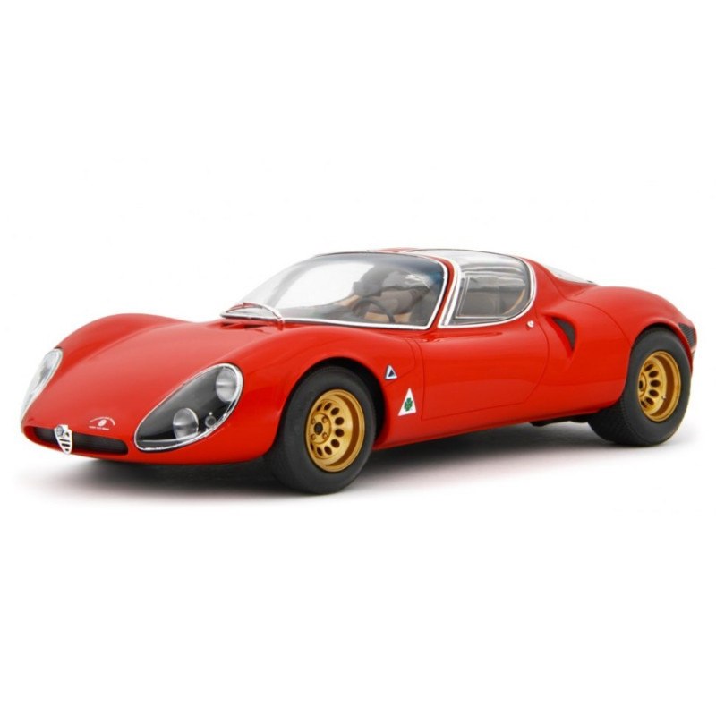 1:12 Laudo Racing Alfa 33 Coupe Stradale Museum Version 1967 Rosso