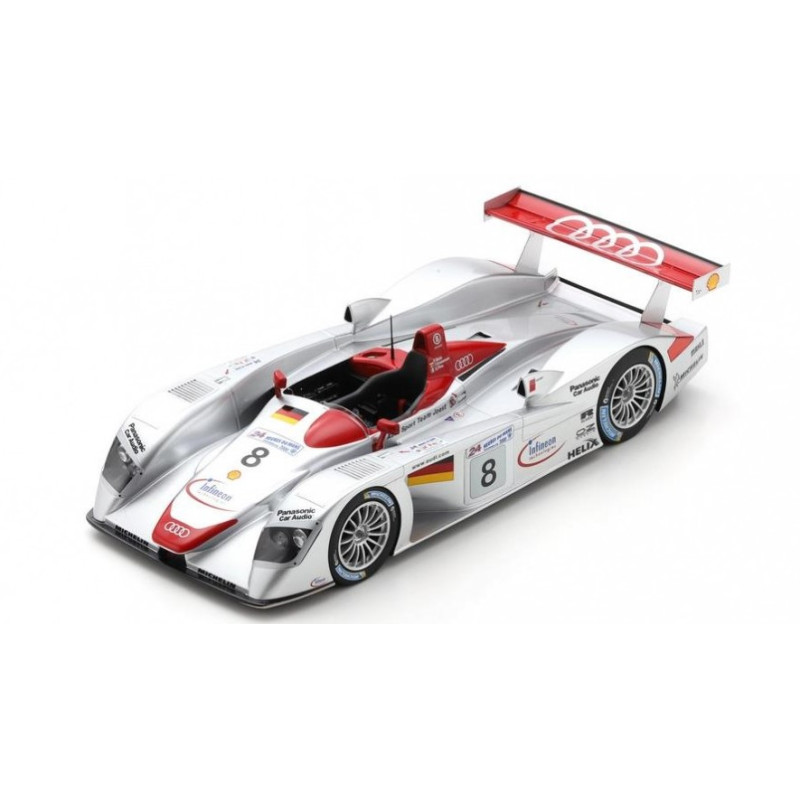 1:18 Spark Audi R8 N8 Winner LM 2000 T.kristensen E.pirro F.biela