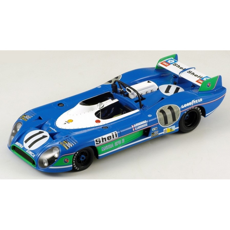 1:18 Spark Opacora Simca MS 670 N11 Winner 24H LE Mans 1973 Pescarolo Larr. REP