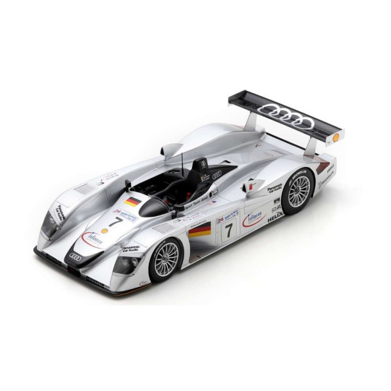 1:18 Spark Audi R8 N7 3rd 24H LE Mans 2000 Alboreto Capello ABT