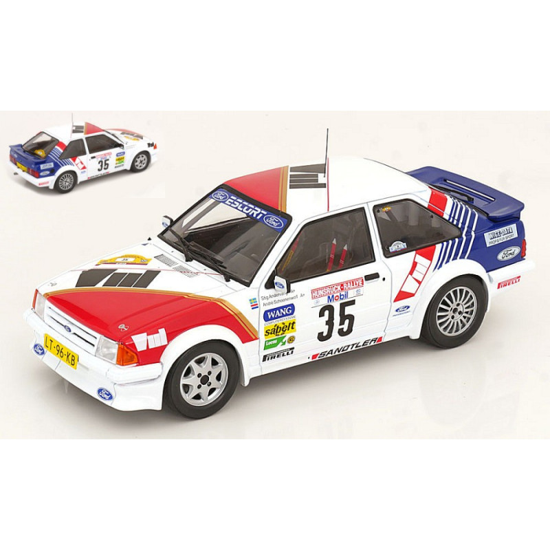 1:18 Modelcargroup Ford Escort MK III RS Turbo N35 Hunsr.rally 1985 Ander. Schoonen